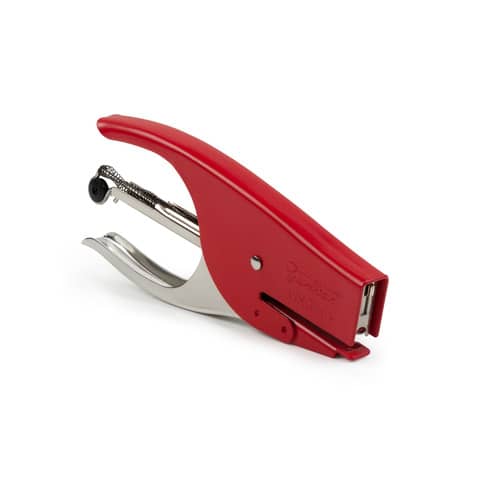 EC - Cucitrice manuale a pinza Turikan VIRGINIA passo 6 mm rosso punto chiuso 0106R